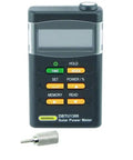 Handheld Digital Solar Power Tester Meter With 0 To 2000 W Per Sqm Readout, 4 Digit LCD, accessory in foreground
