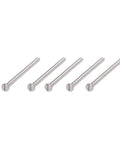 Heavy Duty M3 Cheese Head Slotted Screws Crafted From Premium A2 70 Stainless Steel Fasteners, five 20mm screws with slotted heads.