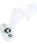 White And Blue Bidet Attachment For Toilet Seat With Dual Nozzles Self Cleaning Non Electric Water Sprayer Three Wash Modes