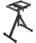 Three Row Ball Bearing Roller Stands For Table Saws And More With Heavy Duty Build And Adjustable Height From About Twenty Eight To Forty Four Inches