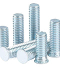 Galvanized steel flat-head bolts, UNC 8-32 x 1/2, multiple pieces shown