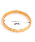 Top Shelf Planer Drive Belt Five Piece Polyurethane Build Orange Finish Tailored For Makita Power Tools with 68mm diameter.