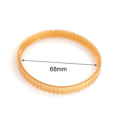Top Shelf Planer Drive Belt Five Piece Polyurethane Build Orange Finish Tailored For Makita Power Tools with 68mm diameter.
