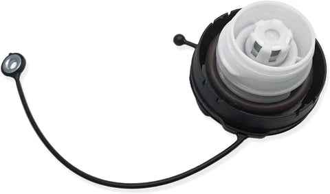 Honda Gas Cap Replacement 17670-SHJ-A31 Premium Quality Fuel Cap with tether, black and white, fits multiple Honda/Acura models.