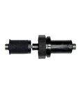 Active Driven Filament Spool Support Shaft Assembly With Precision Gear System for QIDI Box 3D printer replacement part, side view.
