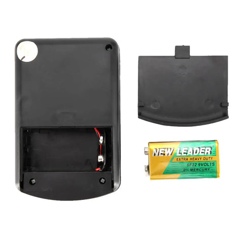 FH-168 Automotive Speaker Polarity Tester And Phase Meter For Car Audio Systems Quick Check Of Positive And Negative Wiring, black plastic unit with 9V battery