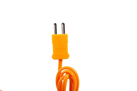 K Type Thermocouple Temperature Clamp Sensor For HVAC Systems plug with orange cable