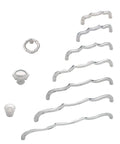 Upgrade Your Cabinets With This Trellis Round Satin Nickel Knob 7 Pack For Cabinets And Drawers, 1.19 Inch Projection