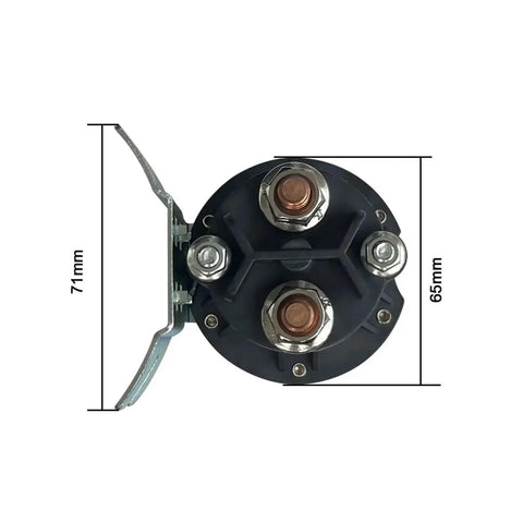 12V 24V 200A Electric Stacker Forklift Tail Plate Oil Pump Start Switch Relay Contactor heavy duty motor controller from top view.