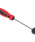 Ultimate Hand Held Magnetic Pickup Tool For Gold Prospecting And Black Sand Separation With Five Strong Magnets To Filter Pay Dirt Fast And Isolate Gold From Concentrates Effortlessly In Your Panning Kit. Red rubber handle with round magnet tip