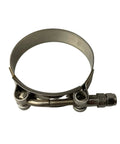 W4 Stainless Steel T Bolt Hose Clamps For Industrial Machinery And Exhaust Clips 3.46 To 3.78 Inch Range 88 To 96 Mm Single Pack