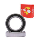 Deep Groove Ball Bearing 25x42x9mm Dual Rubber Seal Pre Lubricated 2 Pack with packaging