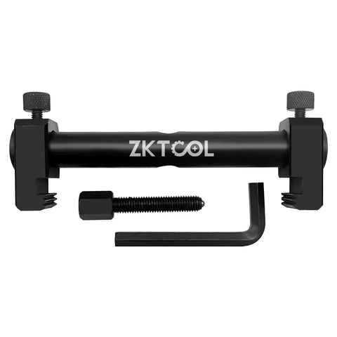 Universal Ribbed Drive Crankshaft Pulley Puller Kit shown with black adjustable claws and additional bolts