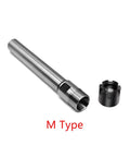 Tough As Nails Collet Straight Shank Milling Extension Rod For Cnc Lathes Drill Presses And Milling Machines, M Type, stainless steel, precision machining