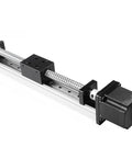 Single Axis Ball Screw Linear Stage Module Heavy Duty Plug And Play Electric Workbench Precision Lead Screw Motion Rig With One Meter Four Stroke Build For Fast Prototypes showing durable guide rails and lead screw mechanism.