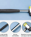 Rubber hammer from 120 Sets Snap Fasteners Kit With 10mm Metal Snaps, Rubber Hammer, And 4 Setting Tools In 6 Colors.