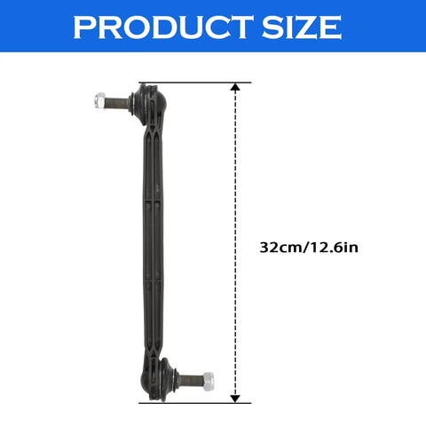 Beefed-Up Sway Bar Link Kit For Jeep Renegade 2015-2021 500X 2016-2019 And Compass 2017-2022 Front And Rear Stabilizer Replacement Links Replaces 68246496AA, 32cm, PA-66 composite
