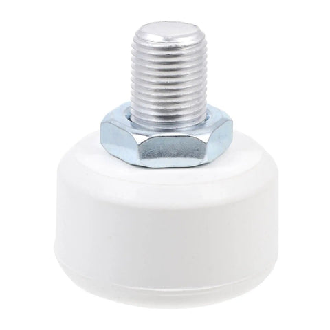 Adjustable Toe Stopper For Roller Skates With Non Slip Rubber Brake Block Pro Grade Sturdy Lightweight Braking Head White