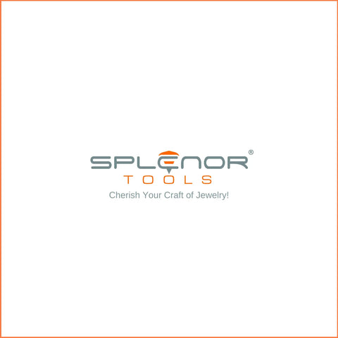 Splenor Tools logo, Cherish Your Craft of Jewelry slogan, text on white background
