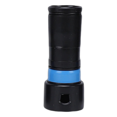 Eminchu 5 Pack Vacuum Hose Adapters Dust Collection Quick Connectors With Rotating Clips Exhaust Valve, black and blue connector.