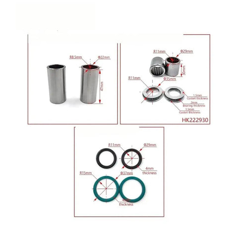 Steering Stem Bearing And Swingarm Maintenance Kit For CRF250R CRF250RX CRF450R CRF450RWE With Oil Seal And Bushing