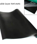 ESD Soldering Mat Roll 23.6 by 118 Inches Rubber Workbench Pad 0.08 Inch Thick Anti Static Heat Resistant Oil and Solvent Safe