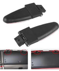 Rugged Glass Rear Door Hinge Replacement Set For 100XL And 100LE Models showing two durable black plastic hinges for rear liftgate installation.
