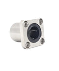 One Piece Steel Cage Linear Motion Bearing Flange Bearing LMK Series GA Sizes From LMK6GA To LMK50GA Built Tough High Precision High Carbon Bearing Steel Low Noise High Load Resistance, square flange bearing