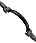 Vintage Iron Cabinet Handle Drawer Pull For Wardrobe And Furniture Replacement Rustic Metal Pull Handle For Kitchen Cabinets And Dressers Retro Old School Style Door Hardware side view