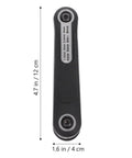 Stellar Unomor Portable Folding Hex Key Kit With Flathead Screwdriver For Home Repair And Maintenance Handy Tools In Your Pocket, 12 cm steel