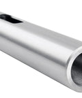 MT2 to MT3 DIN2185 Morse taper sleeve adaptor, hardened and ground steel, silver finish