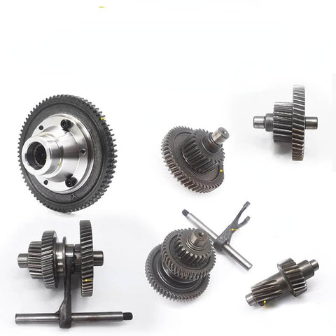 Electric Tricycle Differential Gear Assembly And Gearbox Kit with planetary bevel gear components for DIY trike upgrades.
