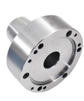 5C Collet Lathe Chuck Pro Grade Plain Back Closer for Milling, 5 Inch Lathe Accessory, flat back plate adapter view