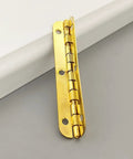 Top Shelf Gold Metal Hinges For Furniture And Cabinets Antique Vintage Finish With Rock Solid Core 65mm Killer for secure fit.