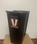 Adaptive 13 Gallon Kitchen And Office Trash Can With Ergonomic Easy To Use Design That Holds A Trash Bag In Place Like A Clothes Pin No Fuss Made In The USA Black