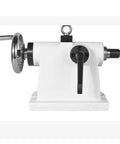 Heavy Duty Four Axis Tailstock Indexing Head For CNC Lathe Machining, robust construction, manual rotation handle, precision tool.