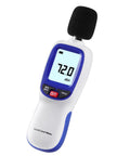 Portable SPL Meter With Digital Noise Level Gauge 30 To 130 dB A Range For Pro Grade Sound Pressure Measurements In Music Recording Studios Offices Home Industrial Noise Monitoring And More, handheld digital sound level meter with foam mic, LCD