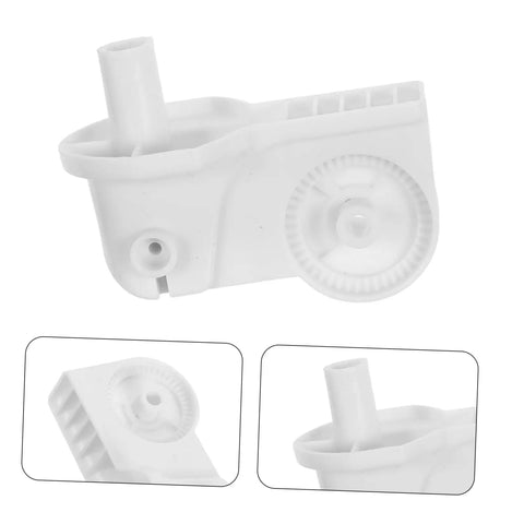 4 Pack Plastic Oscillating Fan Motor Brackets For Electric Fans, Beefed Up Heavy Duty Stable Cooling Equipment Accessories For Warehouse Ventilation, Quiet Vibration Reducing Fan Head Support Mounts, white plastic bracket