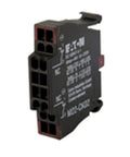 Side view of Heavy Duty DPST NC Spring Clamp Contact Block for M22 Series Pushbutton Switches 2 Pole 4A at 115V AC