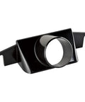 Router Table Dust Port Quick Connect Dust Collection Accessory For Router Table Fence Keeps Work Surfaces Clean And Free Of Dust Shop Vac Compatible Two And A Half Inch Outer Diameter Port showing a black plastic port with hook-like extensions.