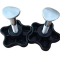 Heavy Duty Handle Knob and Bolt Washer Repair Kit for Snow Blowers and Lawn Mowers, Easy Install, Replacement Parts, black knobs