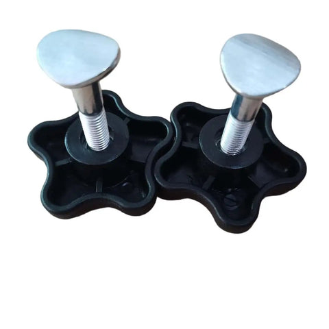 Heavy Duty Handle Knob and Bolt Washer Repair Kit for Snow Blowers and Lawn Mowers, Easy Install, Replacement Parts, black knobs