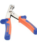 Sheet Metal Nibbler Hand Tool With Adjustable Cutting Head For Automotive Fabrication And Bodywork, ergonomic grip visible