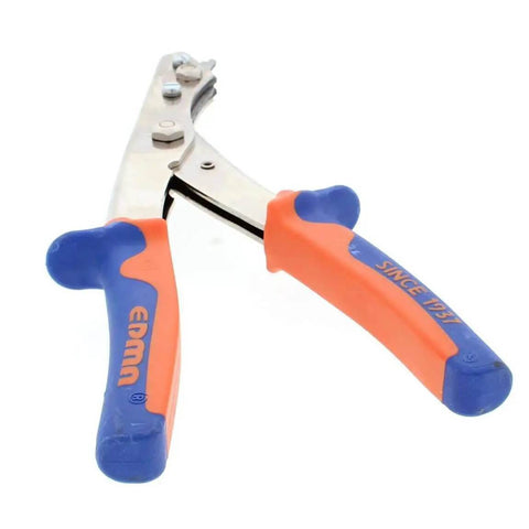 Sheet Metal Nibbler Hand Tool With Adjustable Cutting Head For Automotive Fabrication And Bodywork, ergonomic grip visible