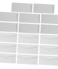 Blank White Invitation Envelopes 40 Pack With 20 Top Opening And 20 Side Opening Flaps Hand Made And High Quality for invites