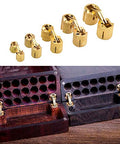 Hidden Brass Barrel Hinges With 180 Degree Opening For Concealed Furniture And Jewelry Box DIY Crafting Durable Brass Link Hardware In Sizes 8mm Through 18mm 1 Pc visible in furniture installation.