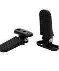 Rugged Durable Aluminum Alloy Scooter And E-Bike Foot Pegs, 4.7 Inch Length With Anti Slip Textured Surface, Easy Install