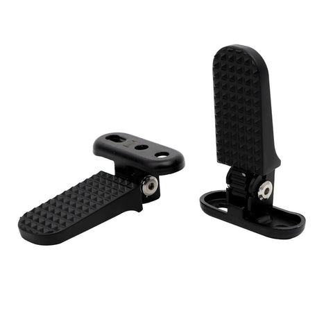 Rugged Durable Aluminum Alloy Scooter And E-Bike Foot Pegs, 4.7 Inch Length With Anti Slip Textured Surface, Easy Install