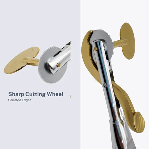 Ring Remover Jewelry Cutter For EMTs And Fire Rescue Pros, Sturdy Stainless Steel Wheel Blade With Finger Protection close-up view