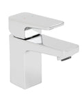 Kubos Single Lever Bathroom Faucet Replacement For Single Hole Sink In Polished Chrome, minimalist modern style